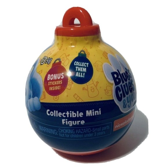 4 Blues Clues and You Ornament Collectible Mini Figure Capsule Nickelodeon Lot - Picture 3 of 10